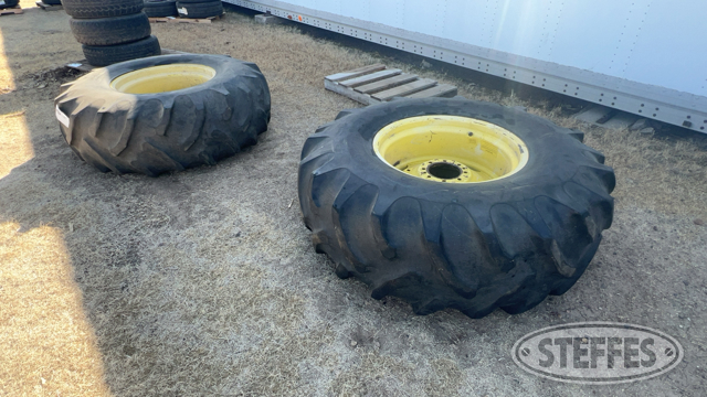 (2) Goodyear 18.4-26 tires